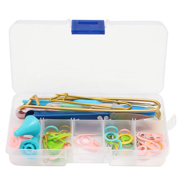 Knitting Tools Crochet Yarn Hook Stitch Accessories Supplies With Case Box Kit