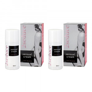 2Seduce Intimate Sensual Cream - Exciting & Stimulating - 50ml Topical Application - 2 Pack