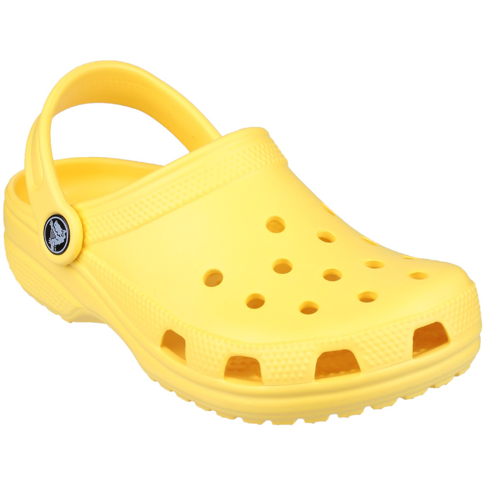Crocs Girls Classic Kids Croslite Slingback Beach Clog Yellow