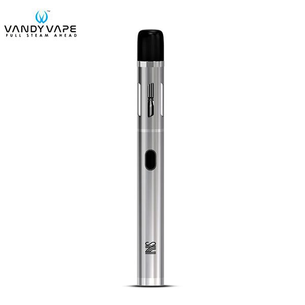Authentic Vandyvape NS 650mAh 1.5ml Pen Style AIO Full Compact Starter Kit - SS Silvery Stainless Steel