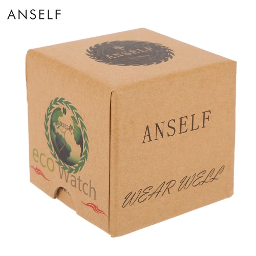 Reloj de pulsera Caso Anself Mini cuadrado de cartón caja de reloj caja de la joyería linda caja de regalo caja de almacenaje de múltiples funciones