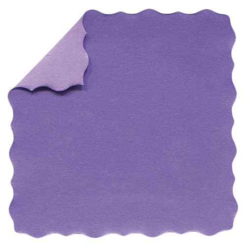 DuoColor Stanz-Faltpapiere, 5 x 5 cm, violett, Büttenrand, 200 Blatt