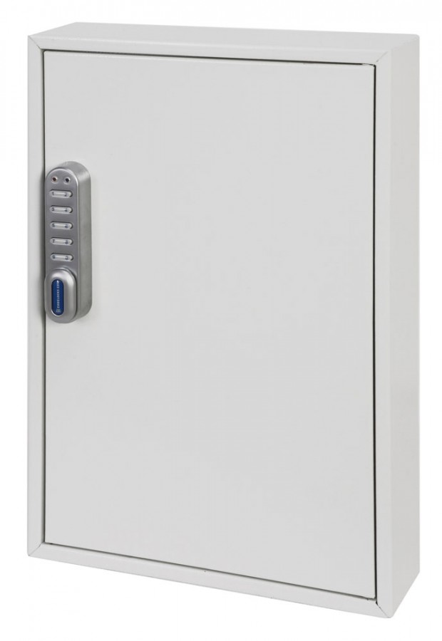 Phoenix KC0502E Deep Plus Key and Padlock Cabinet with Electronic Lock- 50 Key Hooks