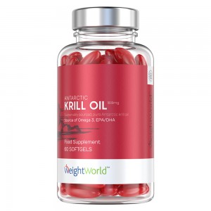 Huile de Krill de l'Antarctique - Supplement aux Omega 3 naturels - 500 mg - 60 gelules