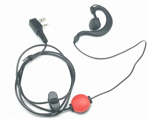 Walkie Talkie Elastic K Plug 2pins Headphone For Baofeng UV5R,888S,Quansheng Puxing,Weierwei Wouxun Etc Wakie