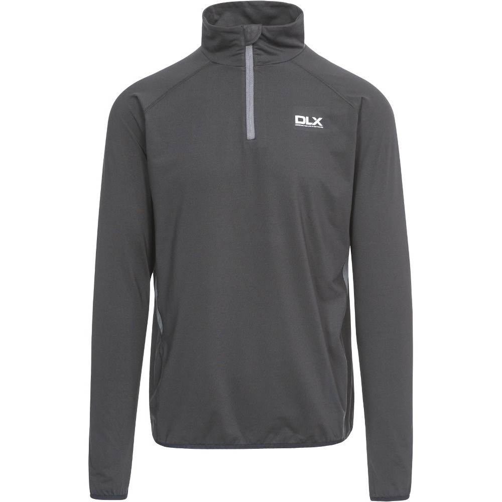 Trespass Mens Brennen Polyester Half Zip Long Sleeved Quickdry DLX Top L - Chest 41-43' (104-109cm)