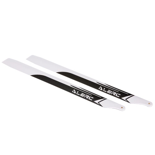 2 Pairs ALZRC 420mm Carbon Fiber Main Blades for Devil 420 FAST RC Helicopter