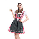 Carnival Oktoberfest Beer Dirndl Trachtenkleider Women's Skirt Dress Bavarian Costume