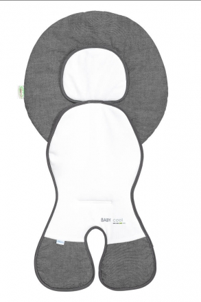 Odenwälder Babycool-Schalensitz-Auflage Coolmax graphite