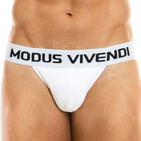 Modus Vivendi Classic Tanga Brief - White M