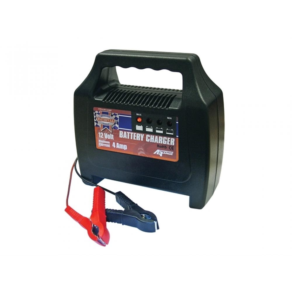 Faithfull Battery Charger 20-65ah 4 Amp