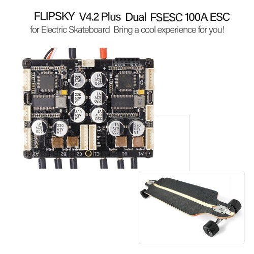 FLIPSKY V4.2 Plus Dual FSESC4.20 100A ESC Elektronische Geschwindigkeitsregelung