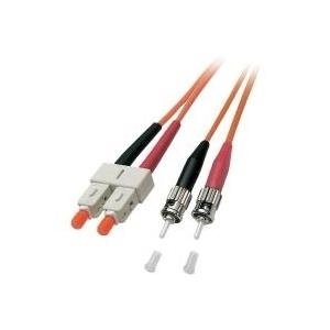 EFB Elektronik Glasfaser LWL Anschlusskabel [1x ST-Stecker - 1x SC-Stecker] 62,5/125µ Multimode OM1 5.00 m EFB Elektronik (O6363.5)