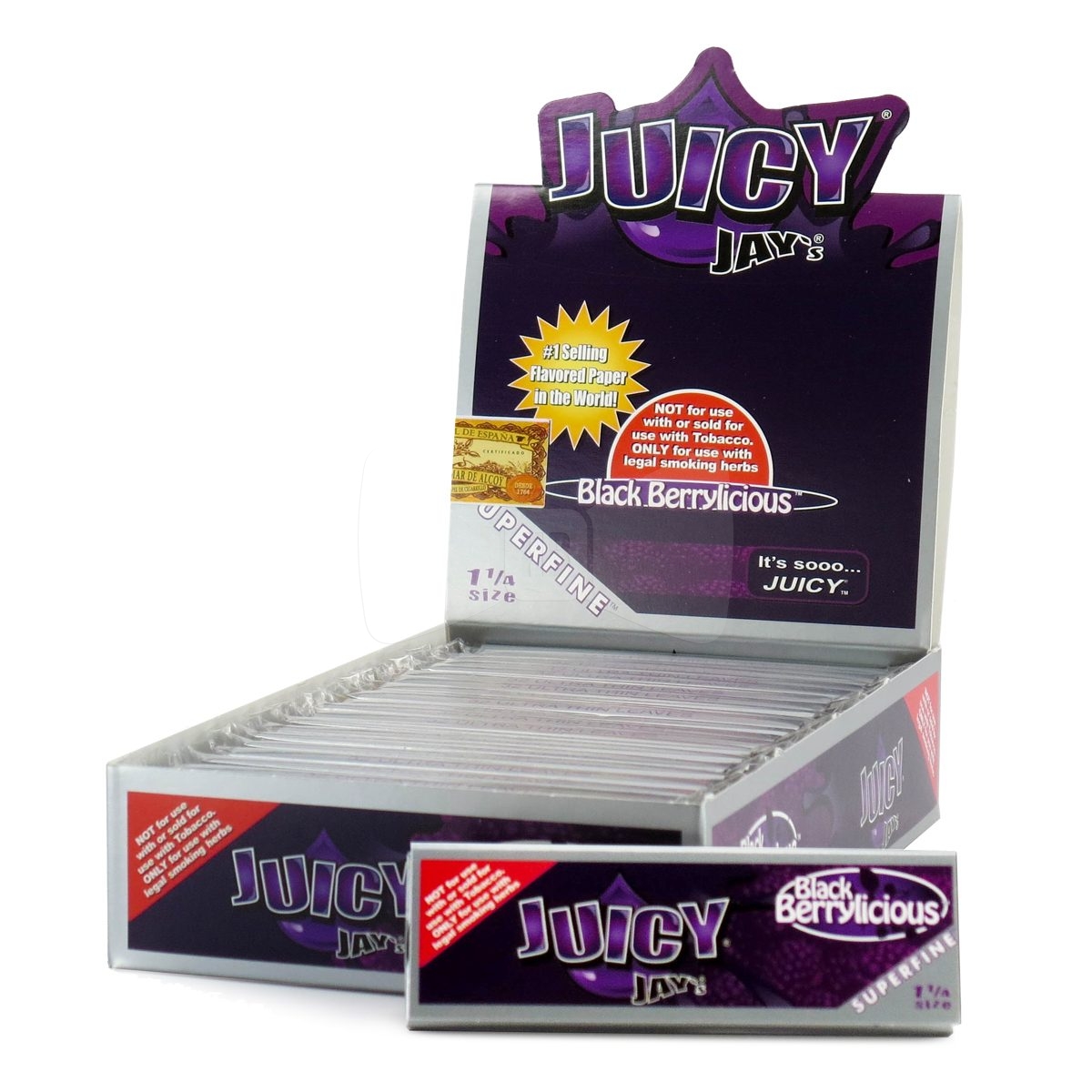 Juicy Jays Super Fine Papers 1 Pack Blackberrylicious