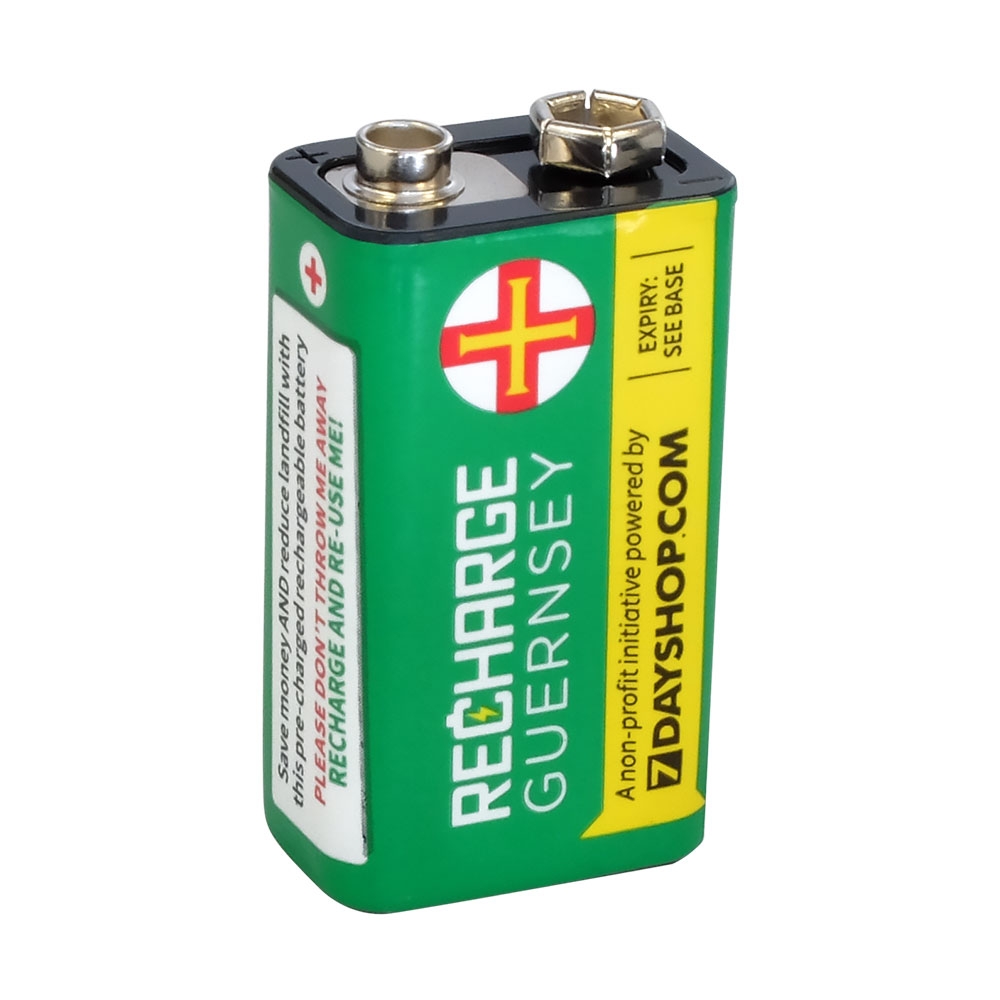 PP3 / 9V Cell High Performance NiMH Rechargeable Battery 160mAh capacity