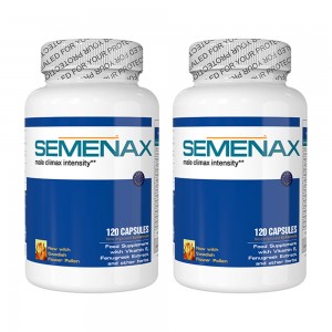 Semenax - Naturally Sourced Male Intimate Output Supporting Formula - 120 Capsules - 2 Pack