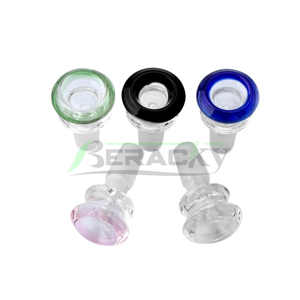 New 14mm 18mm Male Glass Bowl Diamond Smoking Glass Bowls Bong Bowl Piece For Tobacco Glass Water Bongs Dab Oil Rigs Pipes