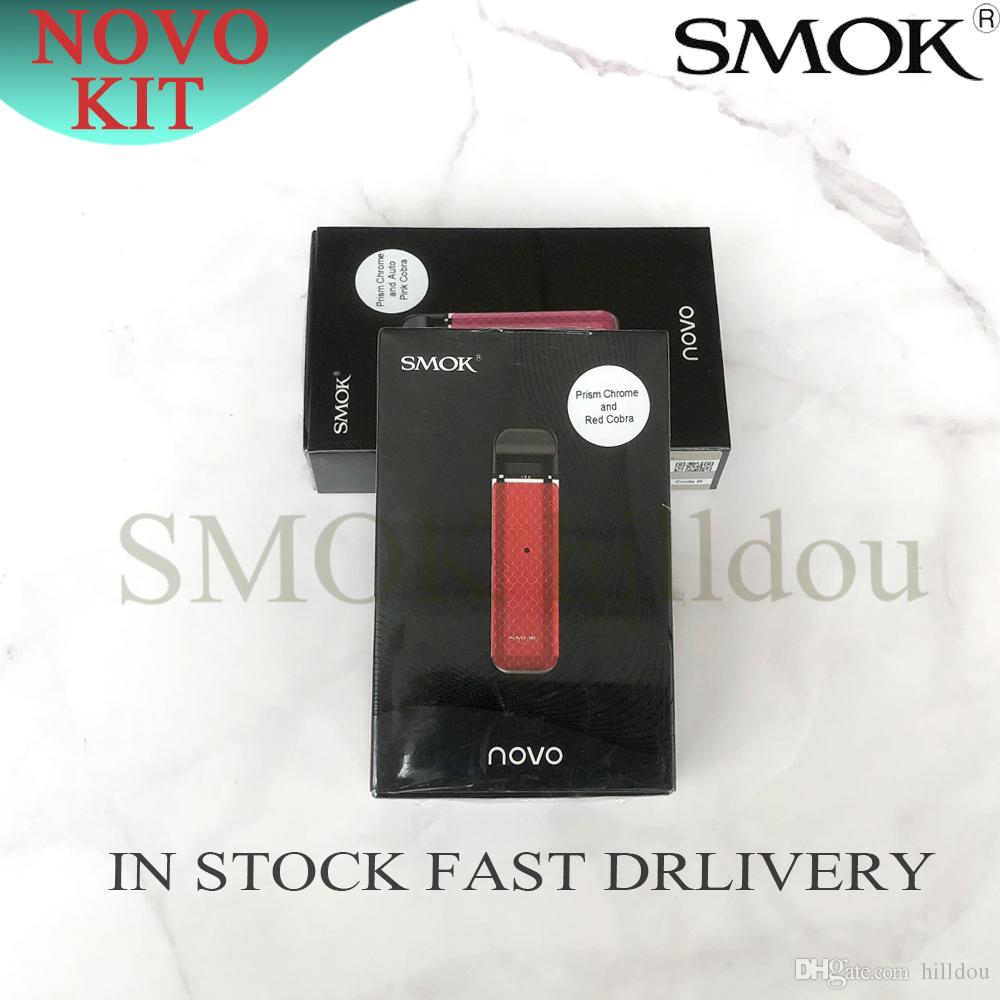 Authentic SMOK Novo Kit 2ml Capacity Novo Pod Cartridge Start Kit 16W LED Indicator 450mah Built-in Battery