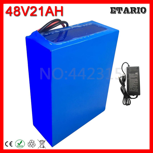 Free Tax High power 2000W 48V 20AH Electric Bike Battery 48V 20AH ebike Battery 48 Volt Lithium Battery with 50A BMS +5A Charger