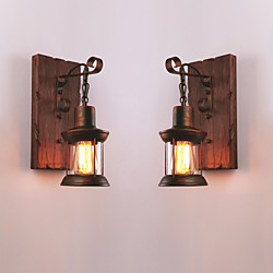 CONTRACTED LED Creativo / Nuevo diseño Rústico / Campestre / Vintage Lámparas de pared Interior Metal Luz de pared 110-120V / 220-240V 60 W