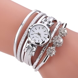 Bracelet Watches For Women Luxury Silver Crystal Clock Quartz Watch Fashion Ladies Vintage Creative Wristwatches for Women Analog Quartz Casual Lightinthebox
