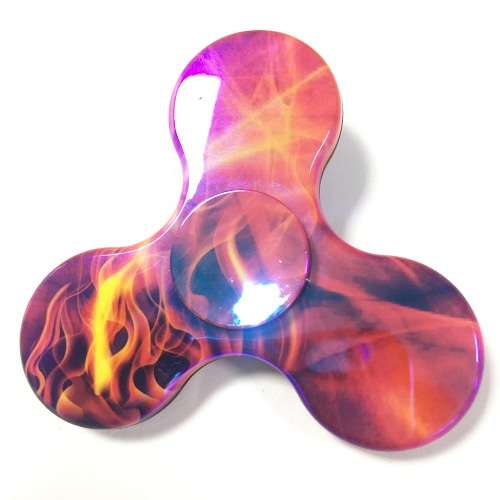 Colorido Spinner duradero EDC tri juguete de mano Anti-ansiedad giros Ultra Fast portátil Fidget trabajo para matar el tiempo alivia el estrés y relajarse