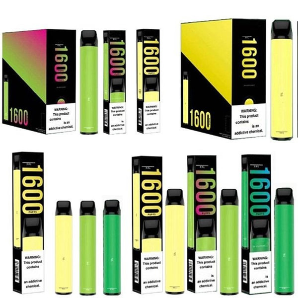 Puff XXL Disposable Vape Pen 1600 Puff Pre Filled Pods Vape Cartridge Puff Bars Plus e cigarette