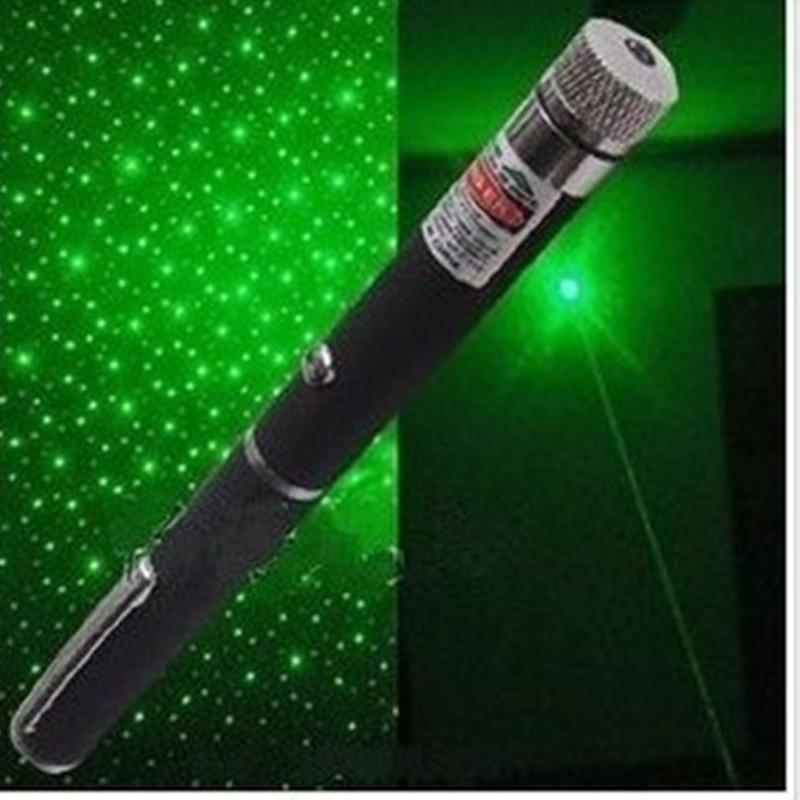 Free DHL 2 in 1 Star Cap Pattern 532nm 5mw Green Laser Pointer Pen With Star Head Laser Kaleidoscope Light good