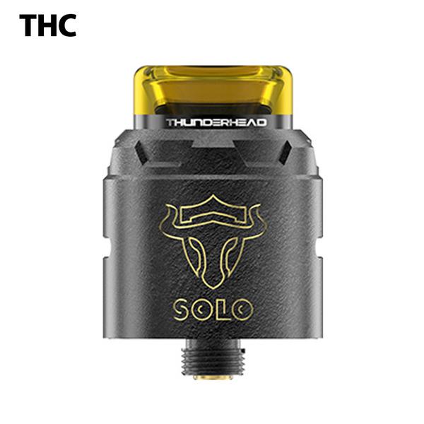 Authentic Thunderhead Creations Tauren Solo BF RDA 24mm Rebuildable Dripping Atomizer - Brass Black