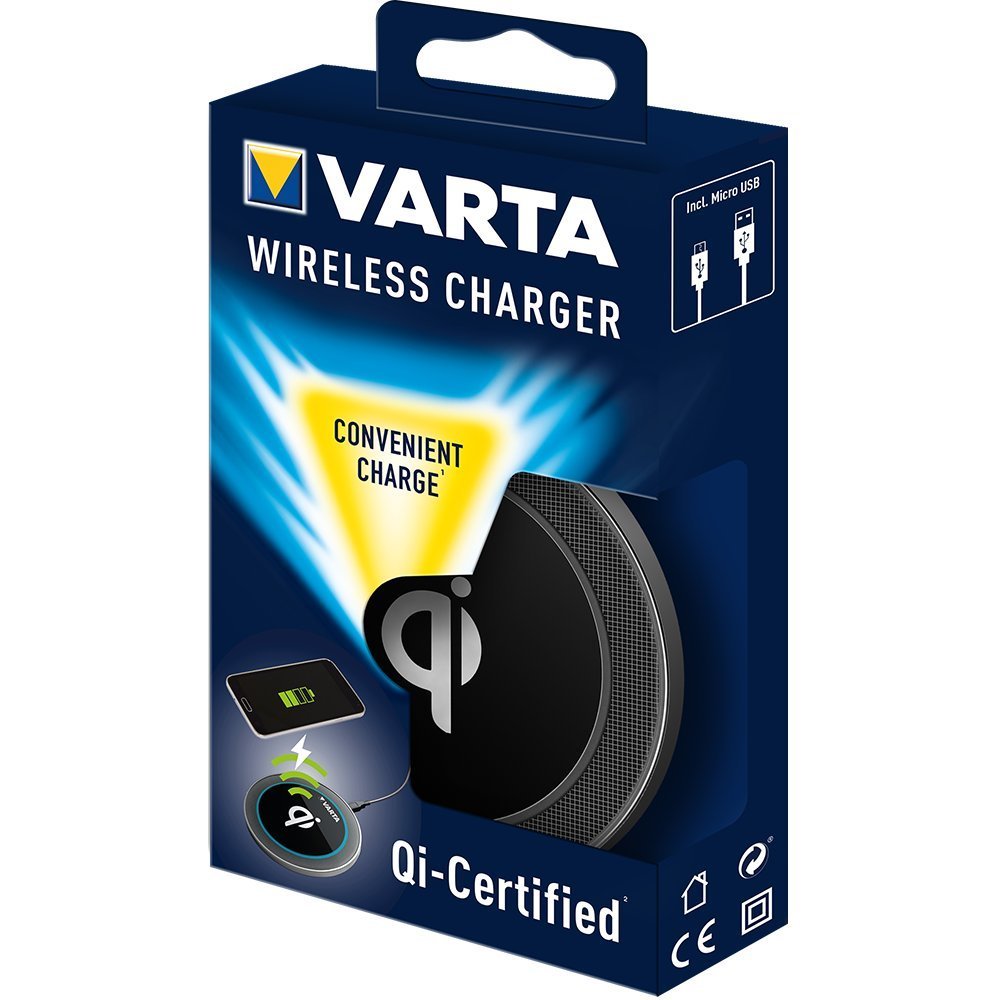 Varta Wireless Charger II - Drahtlose Ladematte - 5 Watt - Schwarz (57911 101 111)