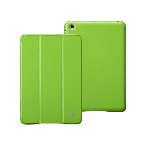 Cuero magnética inteligente cubrir protectora caso Stand para iPad mini despertador dormir ultrafino verde