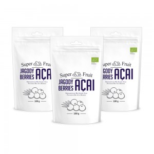 Acai Bio en Poudre - Produit Naturel Riche en antioxydants - Acai Berry - 3  Sachets -10%