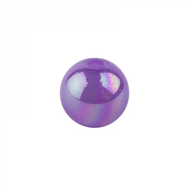 Perlen, irisierend, Ø 4mm, violett-irisierend, 200 Stk.