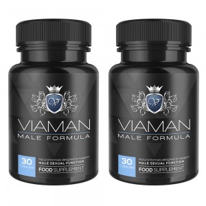 Viaman Capsules - Male Enhancement Supplement - 30 Capsules - 2 Packs