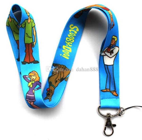 Wholesale Mixed 10 pcs Popular Cartoon Scooby-Doo Mobile phone Lanyard Key Chains Pendant Party Gift Favors 0158