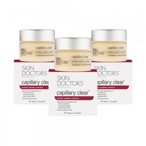 Skin Doctors Capillary Clear - Beruhigende & Glattende Creme - 50ml kosmetische Anwendung - 3er Pack