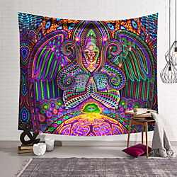Wall Tapestry Art Decor Blanket Curtain Hanging Home Bedroom Living Room Decoration Polyester Hippie Monster Psychedelic Abstract