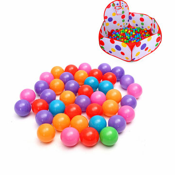 100PCS 5.5cm Soft Plastic Ocean Ball Secure Kid Pit Toy Swim Colorful Ball Toy