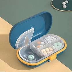 petite boîte à pilules pilules du matin midi et du soir sous-emballage boîte portable mini boîte de stockage de pilules miniinthebox