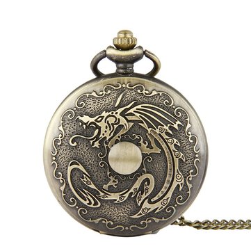Retro Dragon Pocket Watch