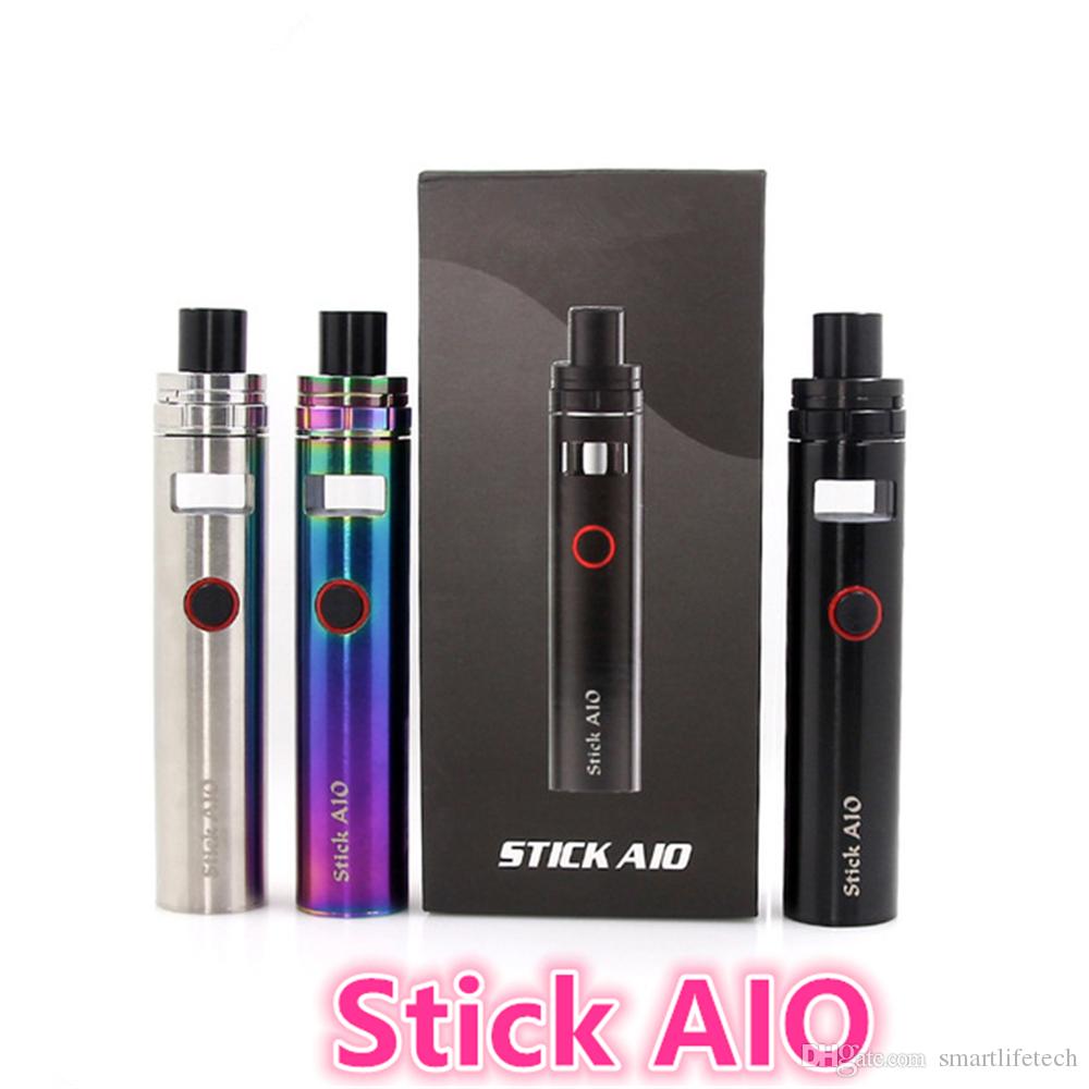 Best Selling Stick AIO Kit Vape 1600mAh Battery 0.23ohm Dual Coil Vaporizer Electronic Cigarette Kit PK Vape Pen 22 plus DHL free