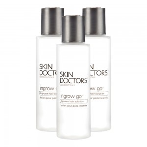 Skin Doctors Ingrow Go - Locion Intensiva Exfoliante Para Pelos Enquistados - 120ml - 3 Botes