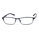 [lentilles] libres rectangle de métal cerclées lunettes de vue classique