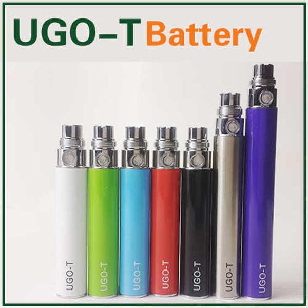 Ugo T USB Pass Through Battery Electronic Cigarettes Ego Passthrough 510 Thread 650mah 900mah 1100mah Ecig Batteries Android Cable Charged