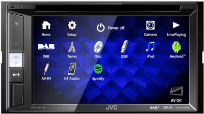 JVC KW-V255DBT - DVD Receiver - Anzeige - 15.7 cm (6.2