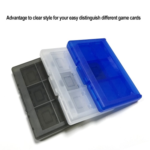 12 en 1 caja de tarjetas de juego portátil ABS caja de almacenamiento de shell duro a prueba de golpes