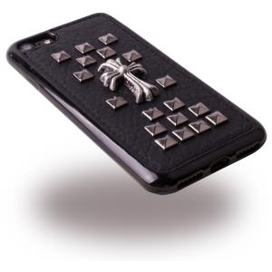 UreParts - Rock Spiky Cross Case - Silikon Cover / Schutzhülle - Apple iPhone 7 - Schwarz (160465)