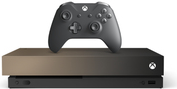 Microsoft Xbox One X - Gold Rush Special Edition - Battlefield V Bundle - Spielkonsole - 4K - HDR - 1TB HDD - Schwarz - Battlefield V Deluxe Edition, Battlefield 1943, Battlefield 1 Revolution (FMP-00031)