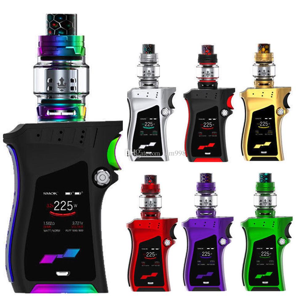 Mag 225W Starter Kits Handed Edition VW TC 18650 Battery Mod With 8ml TFV12 Prince Tank Atomizers