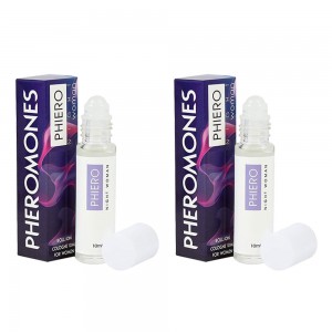 Night Pheromones for Women - Roll-On Scent for Seduction - 10ml Potent Topical Application - 2 Pack